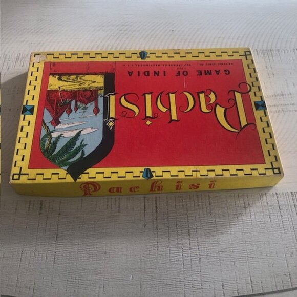 Rare , vintage c. 1950 National Games Pachisi Game of India #3019 - Picture 9 of 10